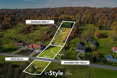 Prodej rozsáhlého stavebního pozemku v CHKO Bílé Karpaty